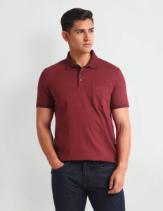 ArrowRegular Fit Cotton Polo Shirt